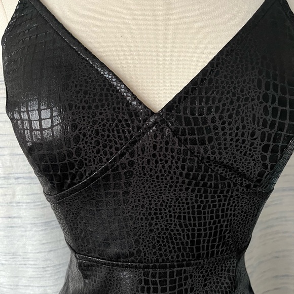 Black python minidress - Picture 6 of 6